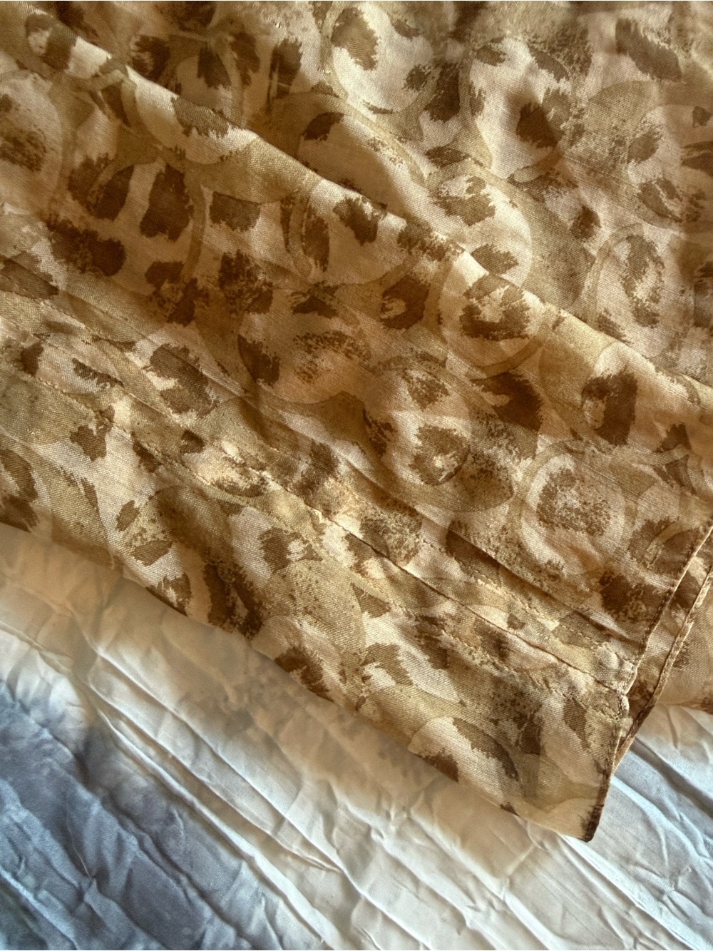 Brown Leopard-Print Lined Scarf - Picture 9 of 10